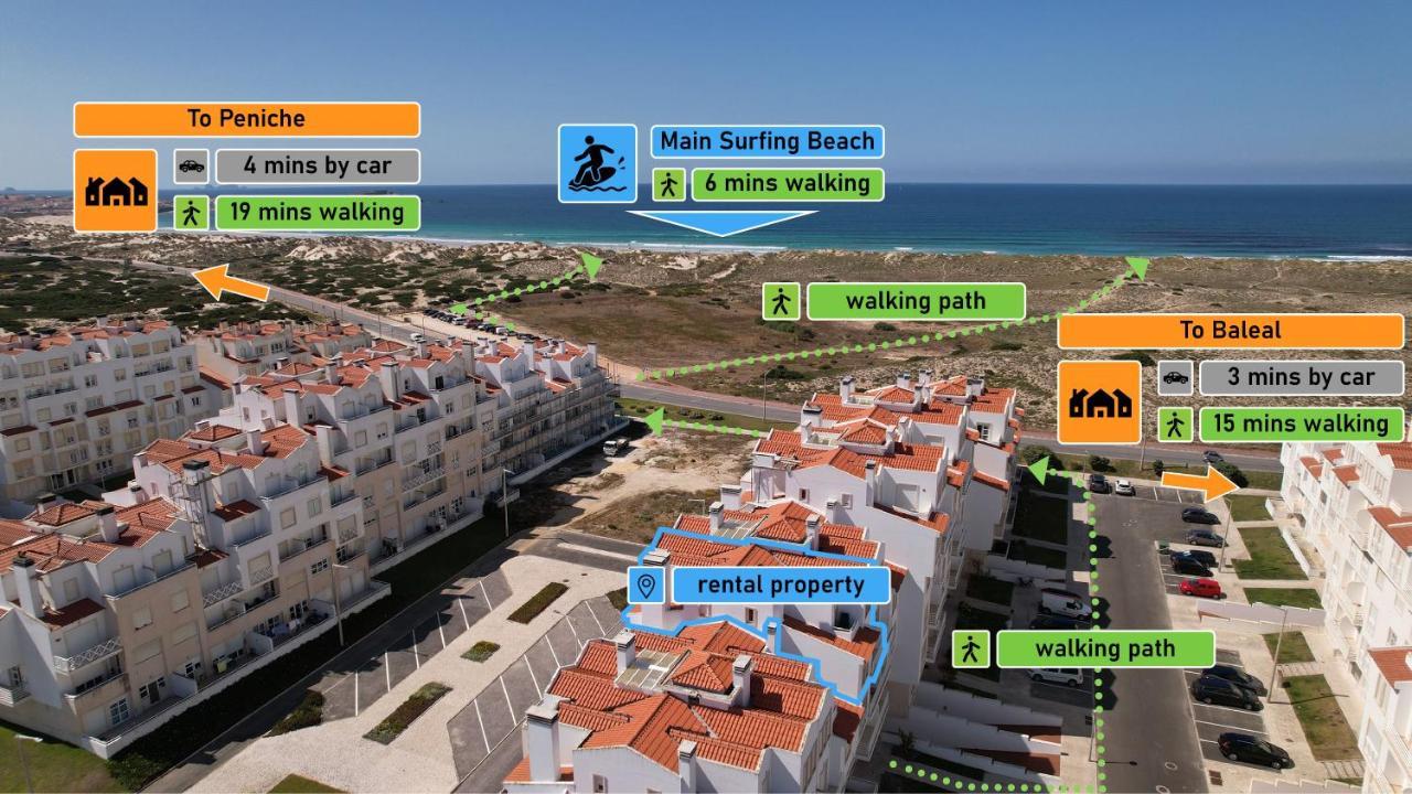 Baleal Beachfront Duplex Peniche Exterior foto